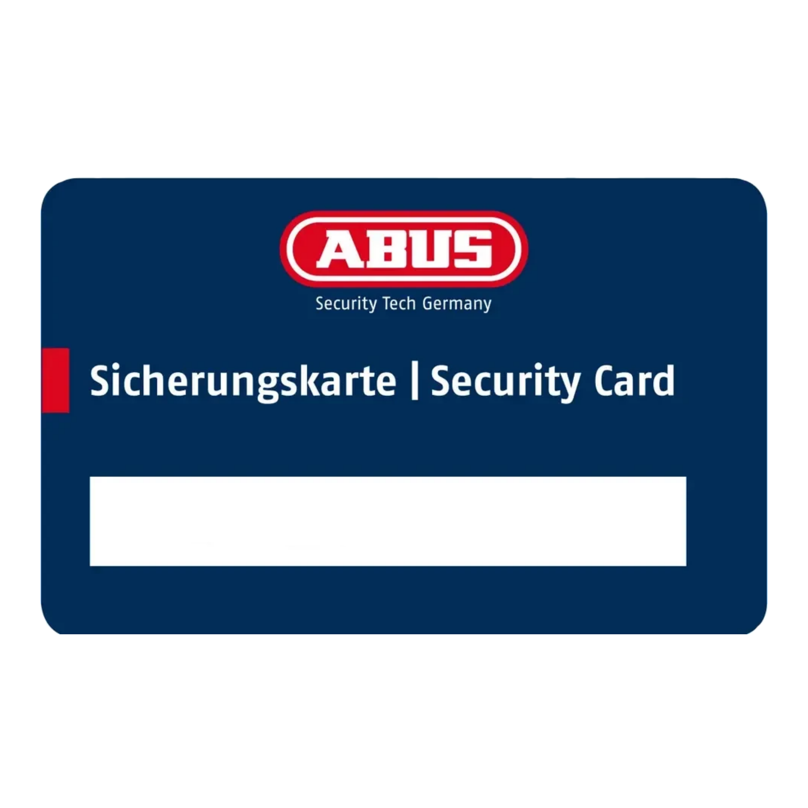 Sicherheitskarte von ABUS